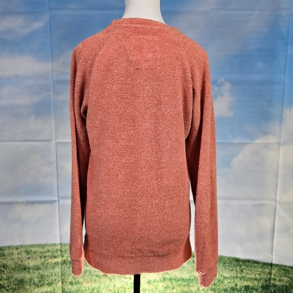 PRESSBOX | CLEMSON TIGERS TEXTURED KNIT TERRY CREW NECK PULLOVER SWEATER - Picture 5 of 16